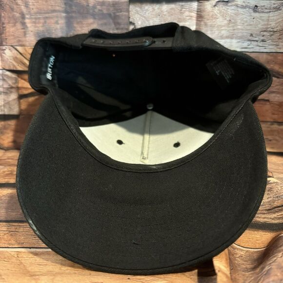Brixton Supply Trade Mark Snapback Hat Classic Adjustable Cap Embroidered Logo - Picture 6 of 8